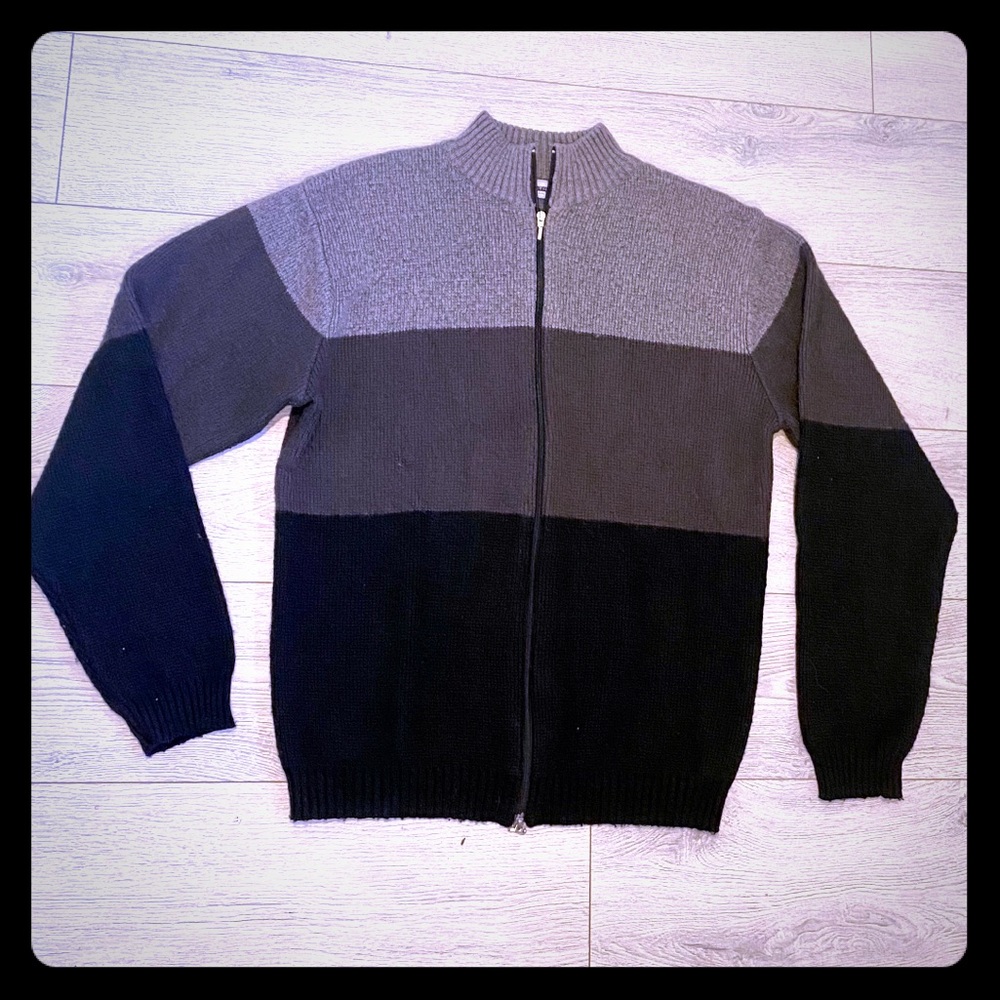 Men's Zip Cardigan Sweater